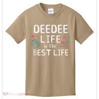 DeeDee Life Is The Best Life Floral Cute Funny Dee-Dee Kids T-Shirt thumb 0