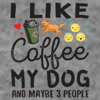 Dog Lovers I Like Coffee My Dog And Maybe 3 People Toddler Hoodie thumb 2