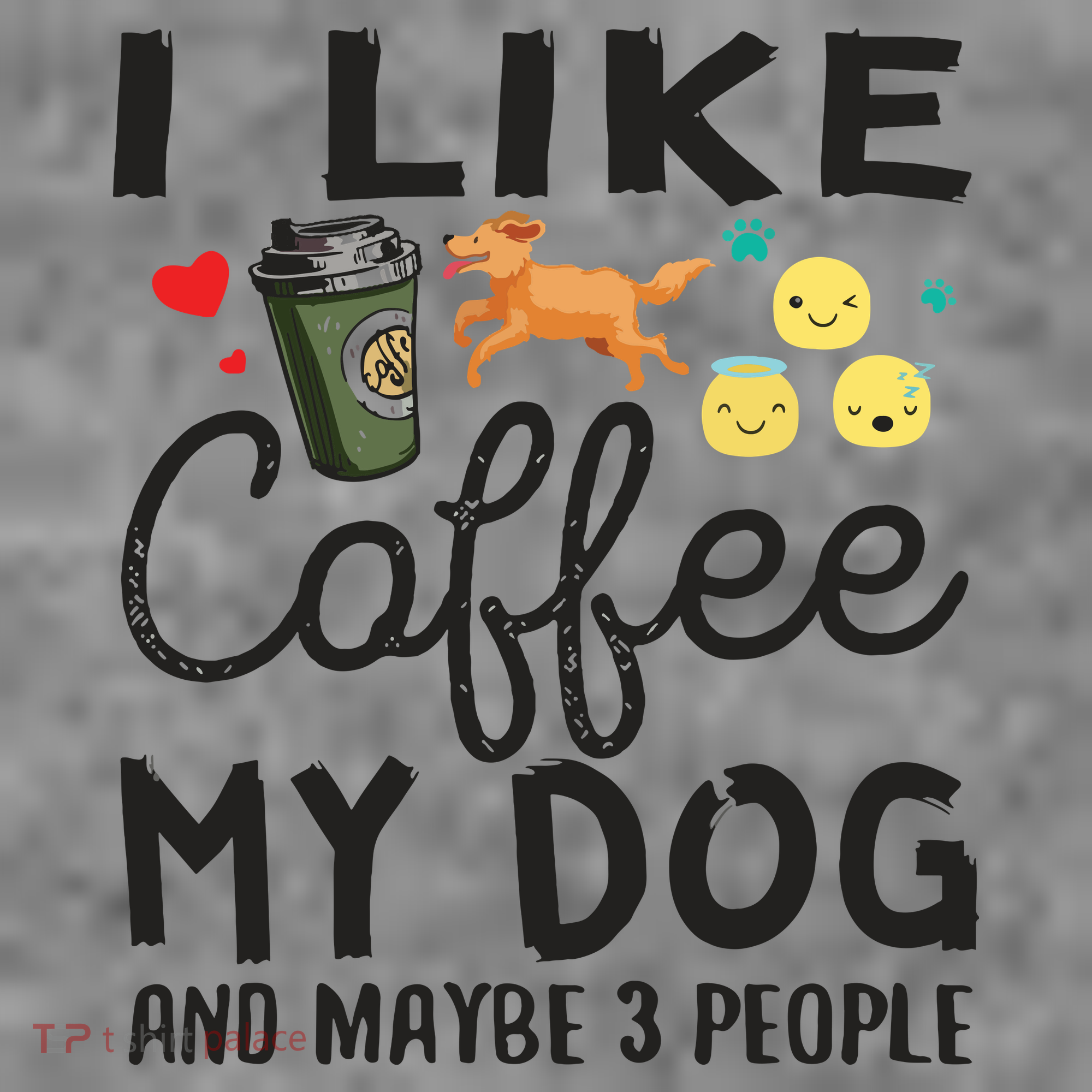 Dog Lovers I Like Coffee My Dog And Maybe 3 People Toddler Hoodie