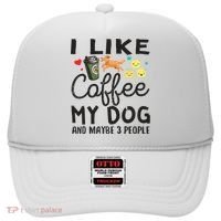 Dog Lovers I Like Coffee My Dog And Maybe 3 People Hat thumb 0