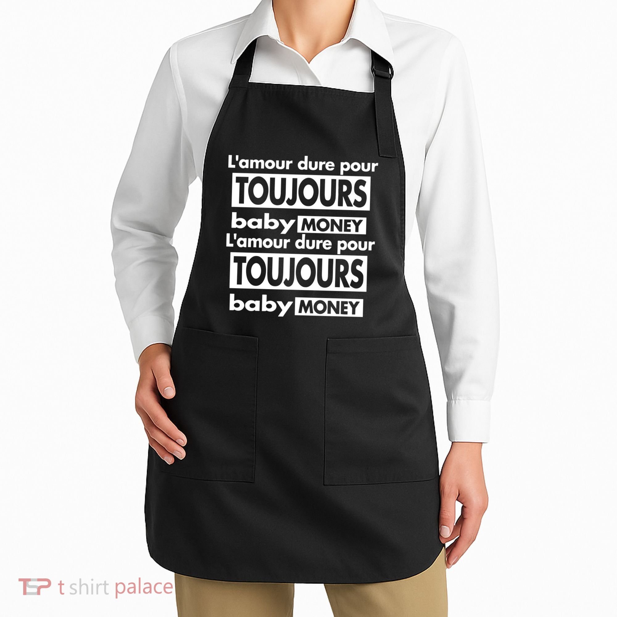 Destroy Lonely Infinite Love Baby Money Apron
