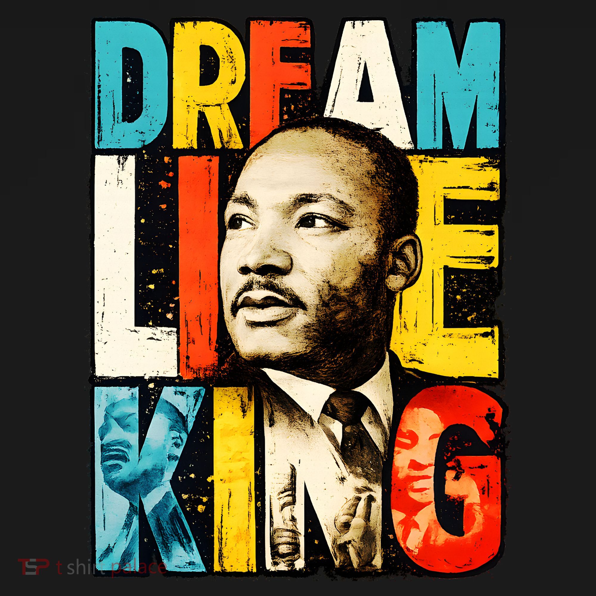 Dream Like King Black History Month Martin Luther King Day Bucket Hat