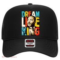 Dream Like King Black History Month Martin Luther King Day Hat thumb 0