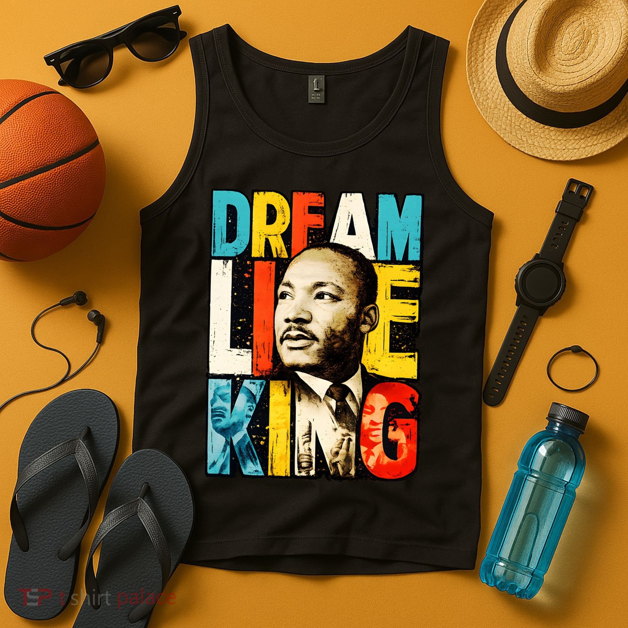 Dream Like King Black History Month Martin Luther King Day Tank Top