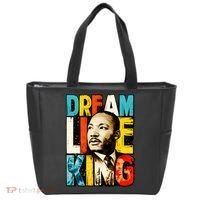 Dream Like King Black History Month Martin Luther King Day Tote Bag thumb 0