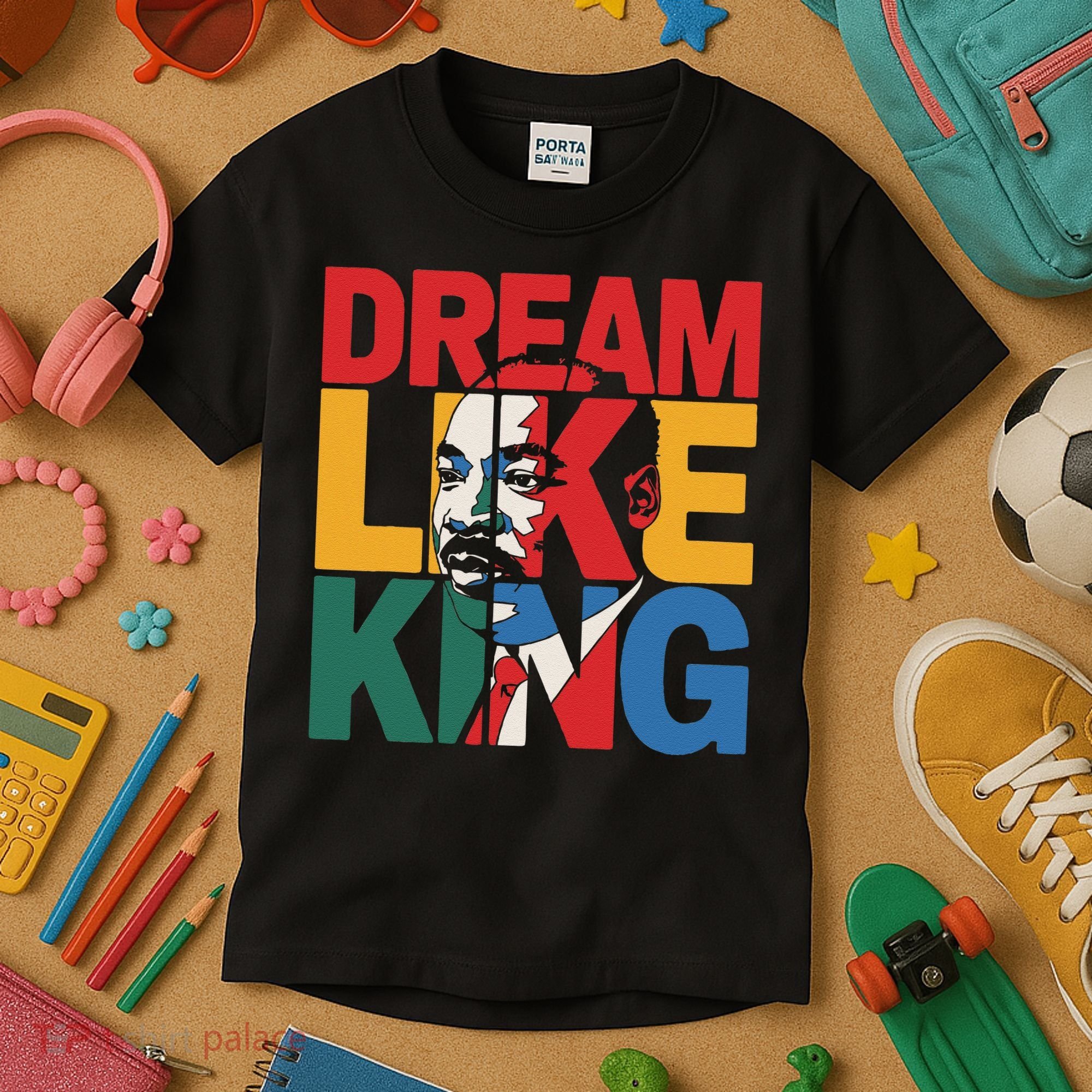 Dream Like King Martin Luther King Jr. Kids T-Shirt