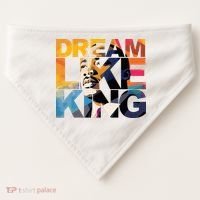 Dream Like King Martin Luther King Day USA-Made Doggie Bandana thumb 0