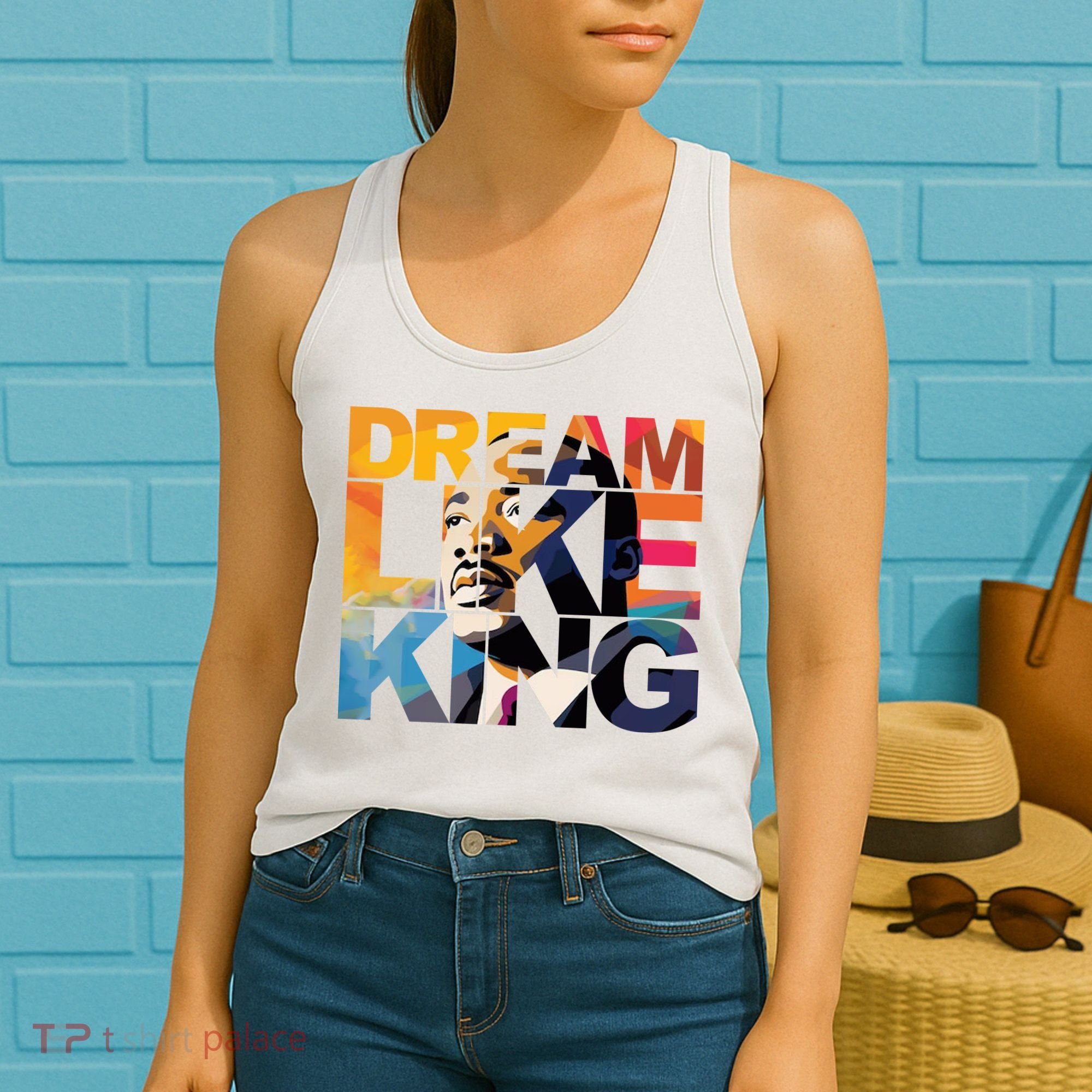 Dream Like King Martin Luther King Day Women's Tank Top