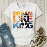 Dream Like King Martin Luther King Day Women's T-Shirt thumb 3