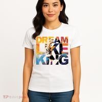 Dream Like King Martin Luther King Day Women's T-Shirt thumb 4