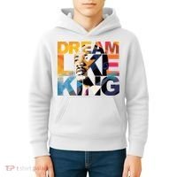 Dream Like King Martin Luther King Day Kids Hoodie thumb 4