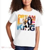 Dream Like King Martin Luther King Day Kids T-Shirt thumb 2