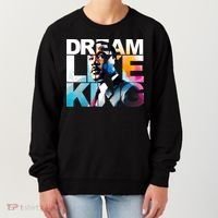 Dream Like King Martin Luther King Day Black History Women's Sweatshirt thumb 0