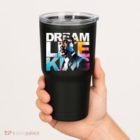 Dream Like King Martin Luther King Day Black History Tumbler thumb 2