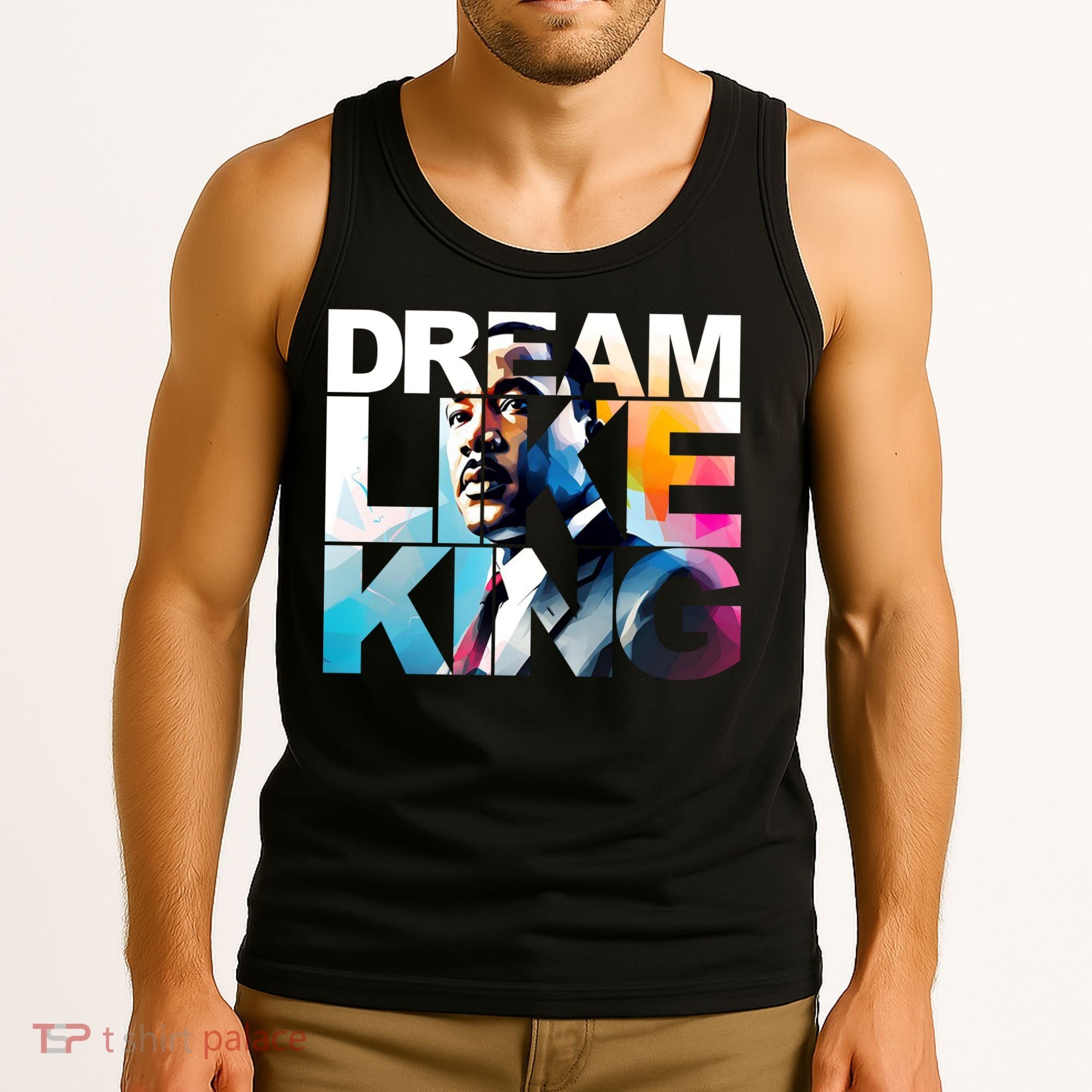 Dream Like King Martin Luther King Day Black History Tank Top