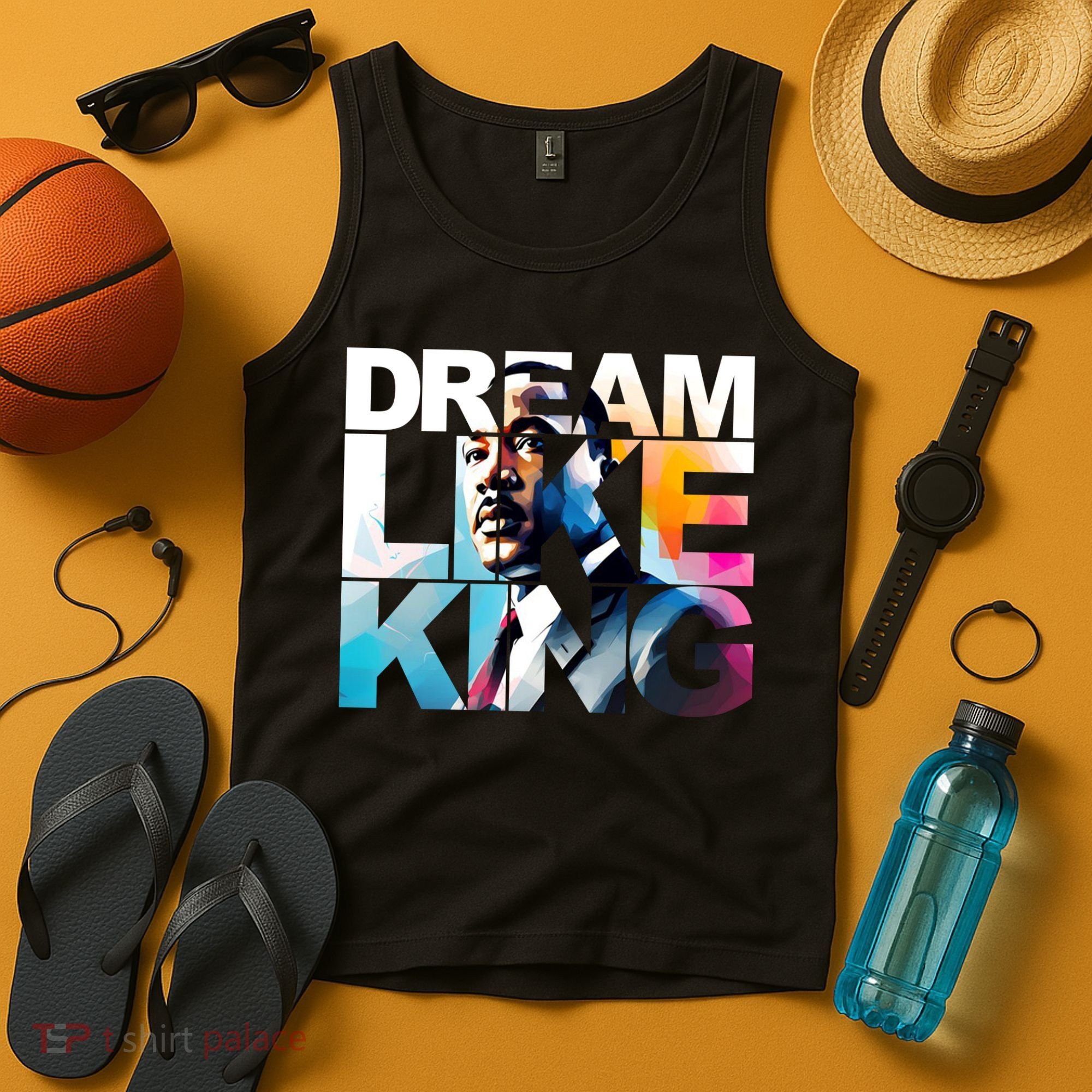 Dream Like King Martin Luther King Day Black History Tank Top