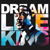 Dream Like King Martin Luther King Day Black History Visor thumb 3