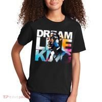 Dream Like King Martin Luther King Day Black History Kids T-Shirt thumb 2