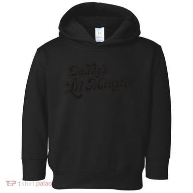 Daddys Lil Little Monster Toddler Hoodie