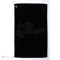Daddys Lil Little Monster Golf Towel thumb 0