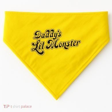 Daddys Lil Little Monster USA-Made Doggie Bandana