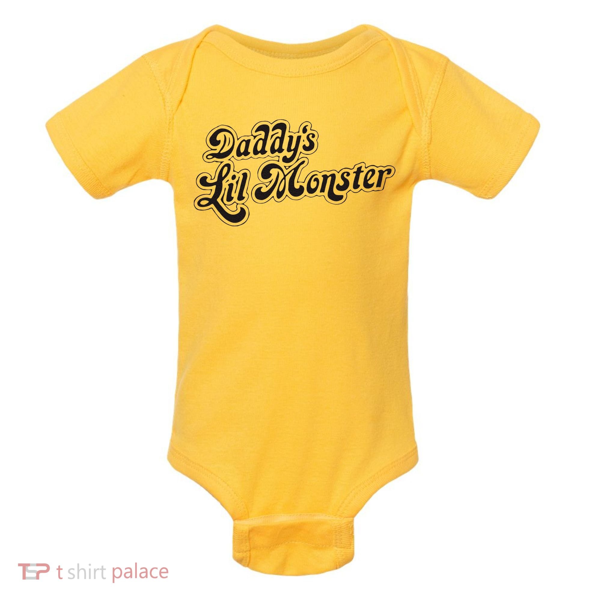 Daddys Lil Little Monster Baby Bodysuit