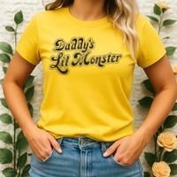 Daddys Lil Little Monster Women's T-Shirt thumb 2