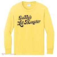 Daddys Lil Little Monster Kids Long Sleeve Shirt thumb 0