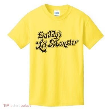 Daddys Lil Little Monster Kids T-Shirt