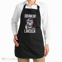 Drinkin Like Lincoln Patriot Abraham Lincoln Beer Drinking Apron thumb 2