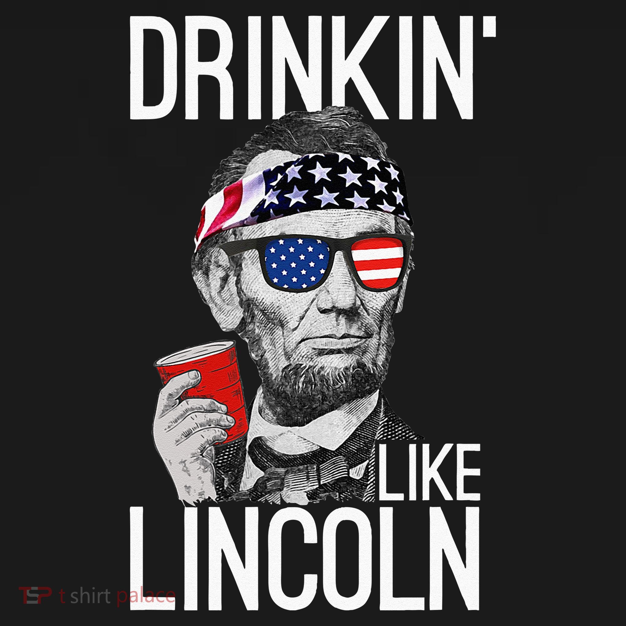 Drinkin Like Lincoln Patriot Abraham Lincoln Beer Drinking Women's Hoodie