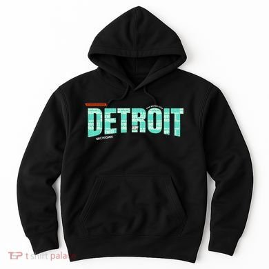 Detroit Latitude Longitude Hoodie
