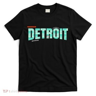 Detroit Latitude Longitude T-Shirt