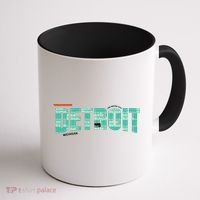 Detroit Latitude Longitude Coffee Mug thumb 1