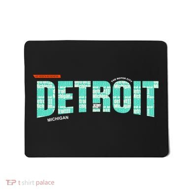 Detroit Latitude Longitude Mousepad