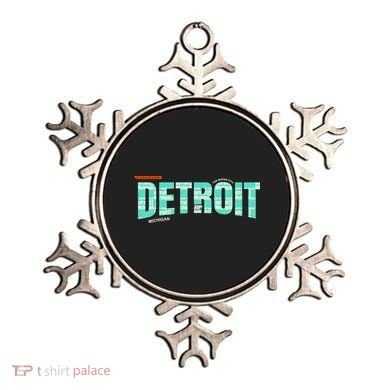 Detroit Latitude Longitude Ornament