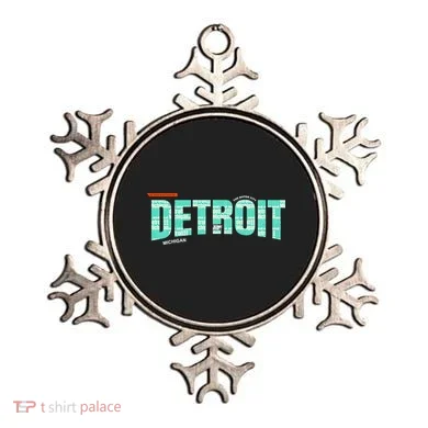Detroit Latitude Longitude Ornament