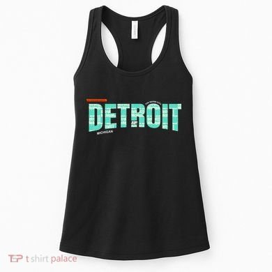 Detroit Latitude Longitude Women's Tank Top