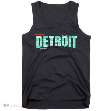 Detroit Latitude Longitude Tank Top