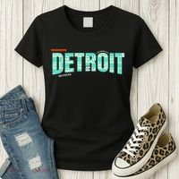 Detroit Latitude Longitude Women's T-Shirt thumb 3