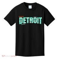 Detroit Latitude Longitude Kids T-Shirt thumb 0