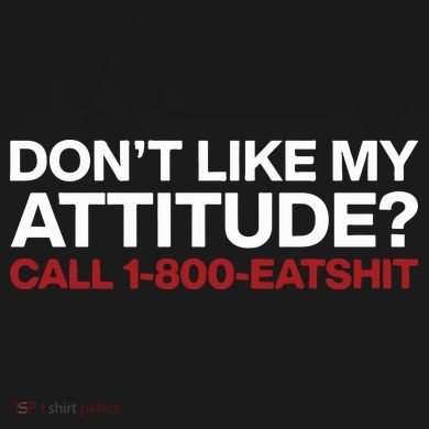 Dont Like My Attitude Call 1 800 Eatshit Flexfit Unipanel Trucker Cap
