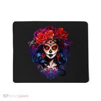 De Los Muertos La Catrina Day Of The Dead Sugar Skull Mousepad thumb 0