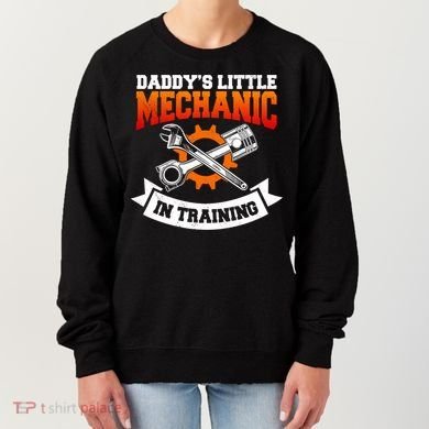 Daddy's Little Mechanic In Training Automotive Technician Cool Gift Women's Sweatshirt