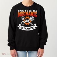 Daddy's Little Mechanic In Training Automotive Technician Cool Gift Women's Sweatshirt thumb 0