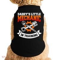 Daddy's Little Mechanic In Training Automotive Technician Cool Gift Doggie Tank thumb 0