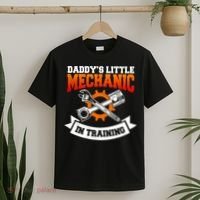 Daddy's Little Mechanic In Training Automotive Technician Cool Gift T-Shirt thumb 2