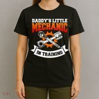 Daddy's Little Mechanic In Training Automotive Technician Cool Gift T-Shirt thumb 4