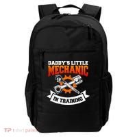 Daddy's Little Mechanic In Training Automotive Technician Cool Gift Backpack thumb 0