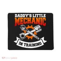 Daddy's Little Mechanic In Training Automotive Technician Cool Gift Mousepad thumb 0